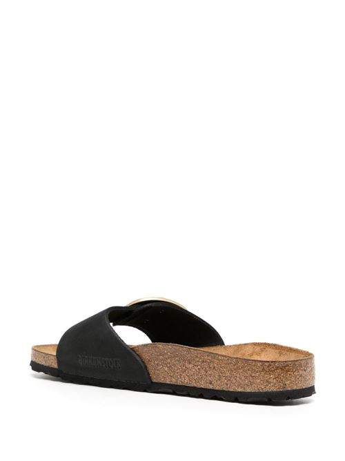Ciabatte Birkenstock Madrid Big Buckle nere in pelle nabuk BIRKENSTOCK | MADRID BIG1023373